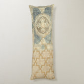 siertapijt met  geometrisch ontwerp lichaamskussen (Achterkant (Verticaal))