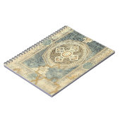 siertapijt met  geometrisch ontwerp notitieboek (Linkerzijde)