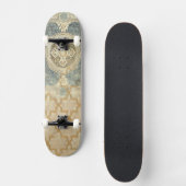 siertapijt met  geometrisch ontwerp skateboard (Voorkant)