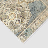 siertapijt met  geometrisch ontwerp tissuepapier (Detail)