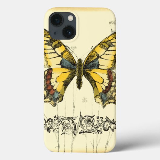 Siervlinder met wilde bloemen Case-Mate iPhone case (Achterkant)