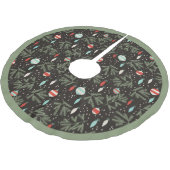  siervoorwerpen Black Red gevlekt kerstmis Kerstboom Rok (Gekanteld)