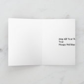 siervoorwerpen feestdagen kaart (Binnen)