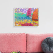 Sierzeilen canvas afdruk (Insitu (Woonkamer))