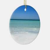 Siesta Beach Golf Coast Keramisch Ornament (Rechts)