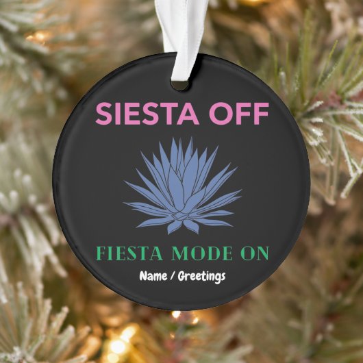 Siesta désactivée, mode Fiesta activé, Art de l'Ag (Arbre)