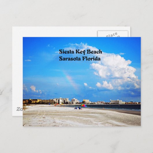 Siesta Key Beach Briefkaart (Voorkant / Achterkant)