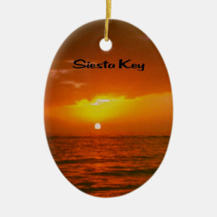 Siesta Key Beach Keramisch Ornament