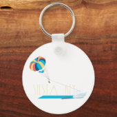 Siesta Key Beach Parasailing Sleutelhanger (Voorkant)