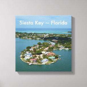 Siesta Key, Florida Canvas Afdruk