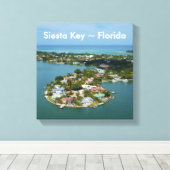 Siesta Key, Florida Canvas Afdruk (Insitu (Houten vloer))