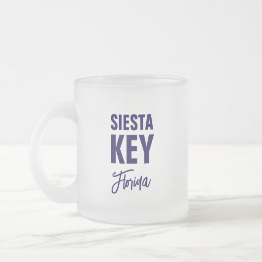 Siesta Key Florida Coffee Mug (Gauche)