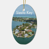 Siesta Key, Florida Keramisch Ornament (Links)
