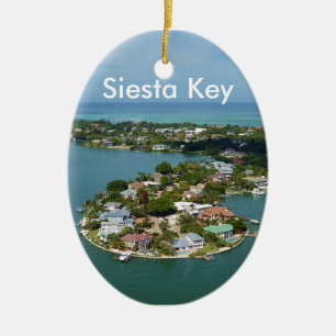 Siesta Key, Florida Keramisch Ornament