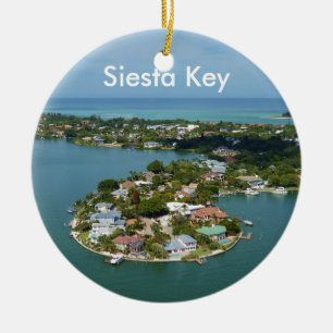 Siesta Key, Florida Keramisch Ornament