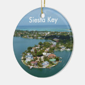 Siesta Key, Florida Keramisch Ornament (Links)