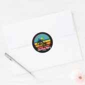  Siesta Key Florida Ronde Sticker (Envelop)