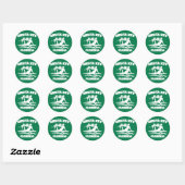 Siesta Key Florida Ronde Sticker (Vel)