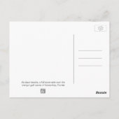 Siesta Key, Florida - volle maan over de golf bij  Briefkaart (Achterkant)