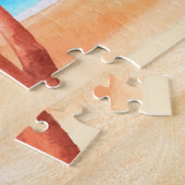 Siesta Key Florida Waterverf Souvenirs FL  Legpuzzel (Zijkant)