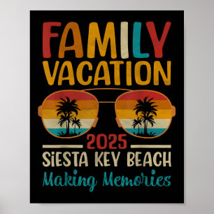 Siesta Key Strand Florida Overeenkomstige Gezinsva Poster
