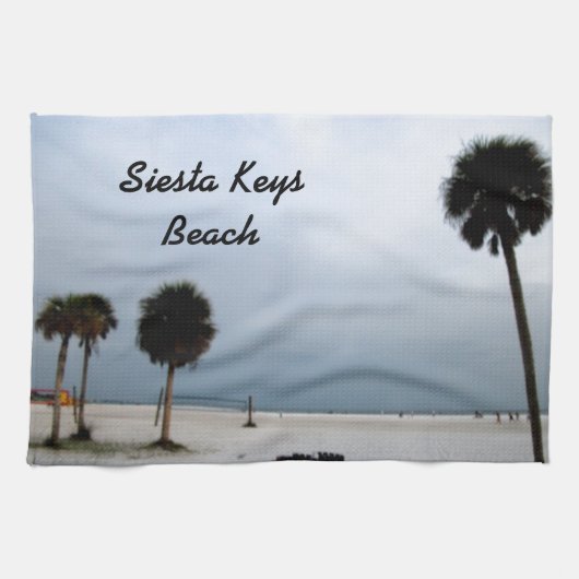 Siesta Keys Beach, Florida Kitchen Towel Theedoek (Horizontaal)