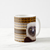 Sifaka Lemur Madagascar Wildlife Koffiemok (Voorkant rechts)