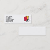 Sifflement rouge de carte jaune d'arbitre (Devant / Derrière)