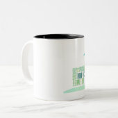 Sig-code Tweekleurige Koffiemok (Voorkant links)