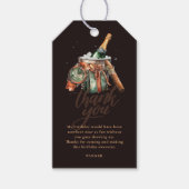 Sigaar en Whisky Mannen Cadeaulabel (Voorkant)