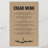 Sigaar Menu (Voorkant)