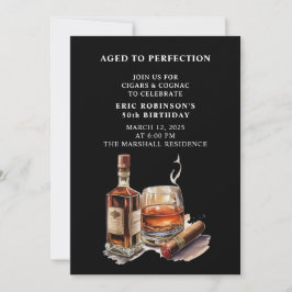 sigaar verjaardagsfeestje kaart