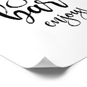 Sigar Bar Black en White 8x10 Wedding Sign Poster (Hoek)