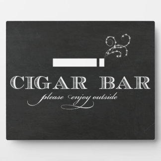 Sigar Bar Sign Table Easel Fotoplaat