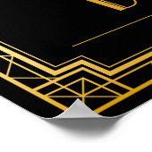 Sigar Bar Wedding Sign | Gatsby Art Deco Poster (Hoek)