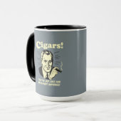 Sigaren: Niet alleen ontbijten meer Mok (Voorkant links)