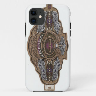 Sigarenband van een Alec Bradley "Tempus" sigaar, iPhone 11 Hoesje