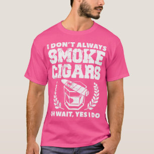 Sigarenroker Rookt Ik Rook Niet Altijd Sigaren D T-shirt