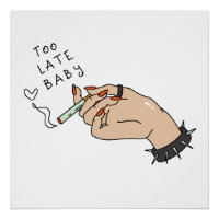 Sigaret in Hand Anti-Valentijn