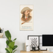 Sigarette Ad Buffalo Bill Poster (Thuiskantoor)