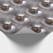 Sigarette Butts in Silver Smokers Ashtray, Funny Cadeaupapier (Hoek)