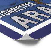 Sigaretten Araks Reclame Poster (Hoek)