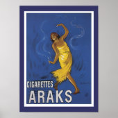 Sigaretten Araks Reclame Poster (Voorkant)