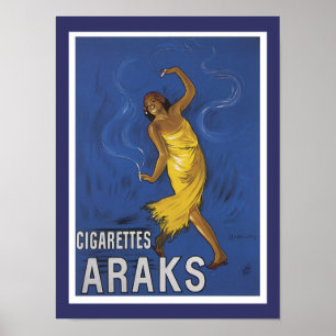 Sigaretten Araks Reclame Poster