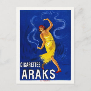 Sigaretten Araks Vintage Poster Cappiello Leonetto Briefkaart