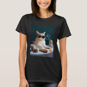 Sigaretten Kitten Grappige Roken Kat Meme Stomme H T-shirt