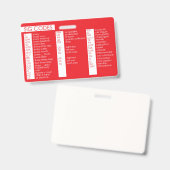 Sigcode Badge (Voor- en achterkant)