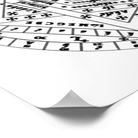 Siggilum Dei Ameth Poster (Hoek)