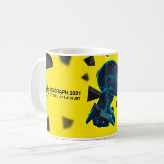 SIGGRAPH 2021 Mug de café (Devant gauche)