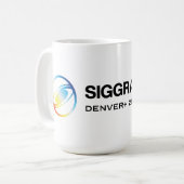 SIGGRAPH 2024 15oz Mok (Voorkant links)
